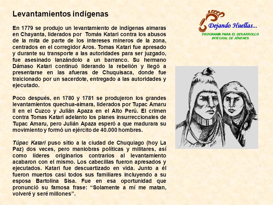 Levantamientos indígenas