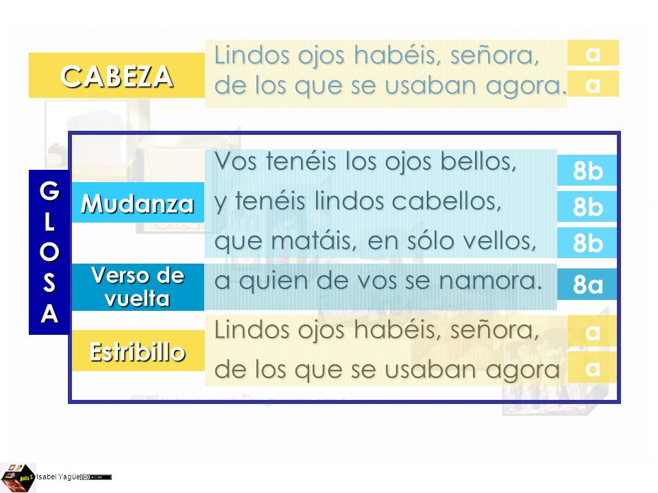 CABEZA Lindos ojos habéis, señora, a de los que se usaban agora. a