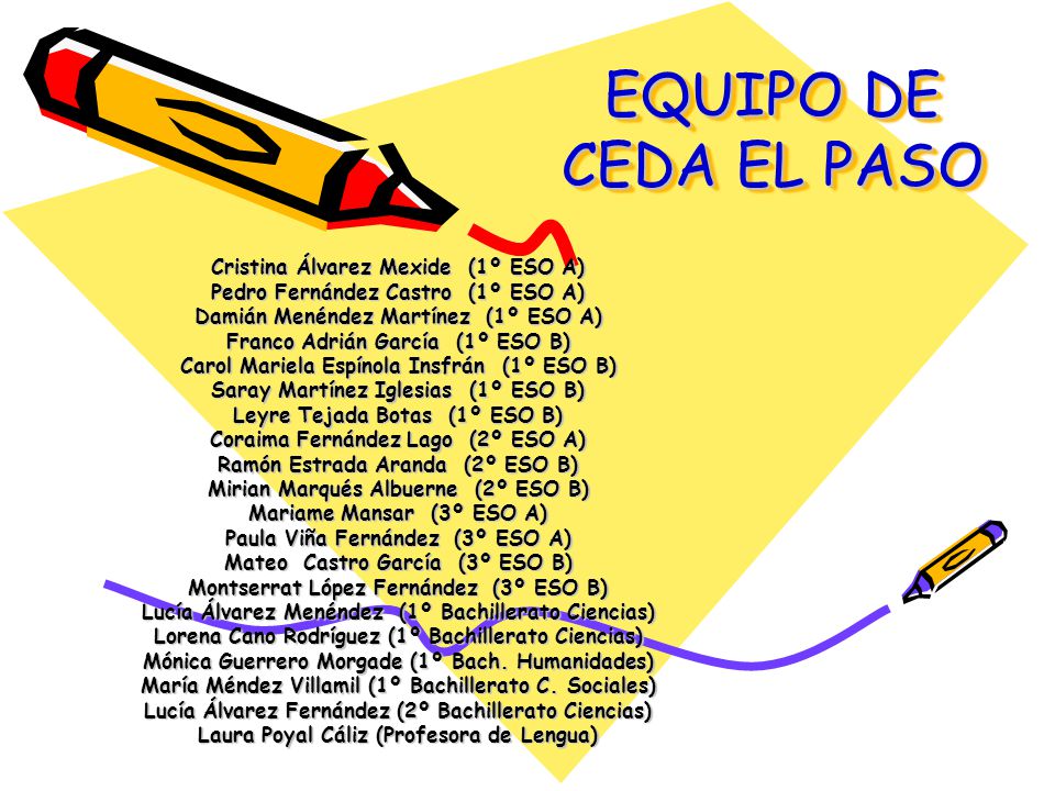 EQUIPO DE CEDA EL PASO Cristina Álvarez Mexide (1º ESO A)