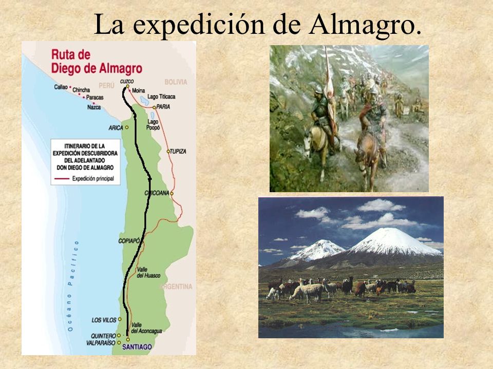 La expedición de Almagro.