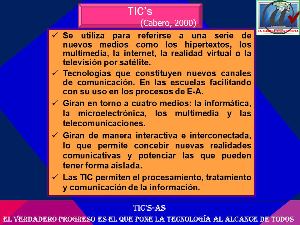TIC’s (Cabero, 2000)