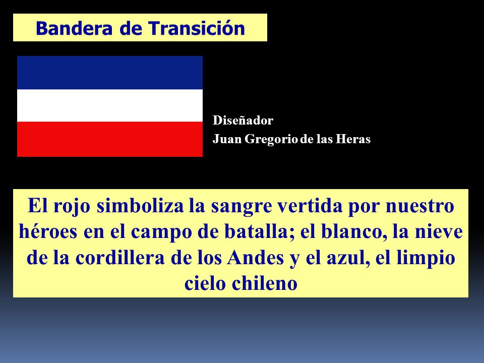 Bandera de Transición Diseñador. Juan Gregorio de las Heras.
