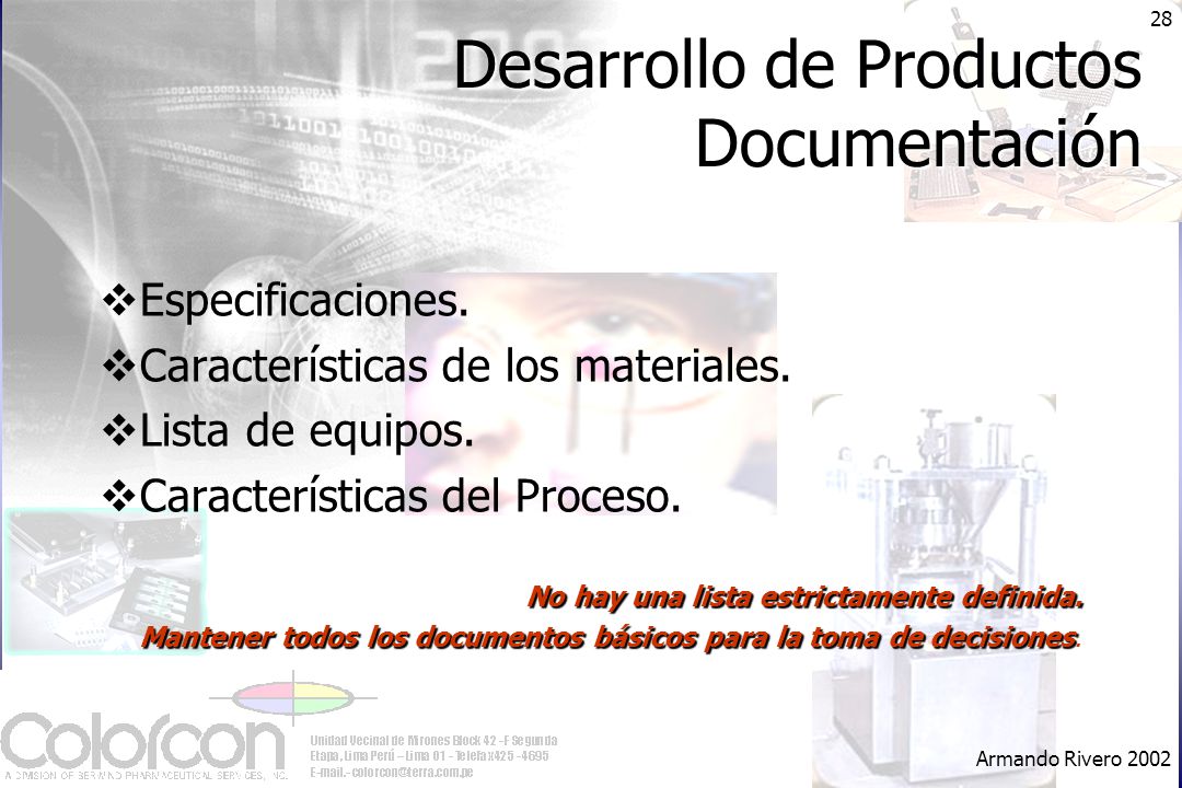 Desarrollo de Productos Documentación