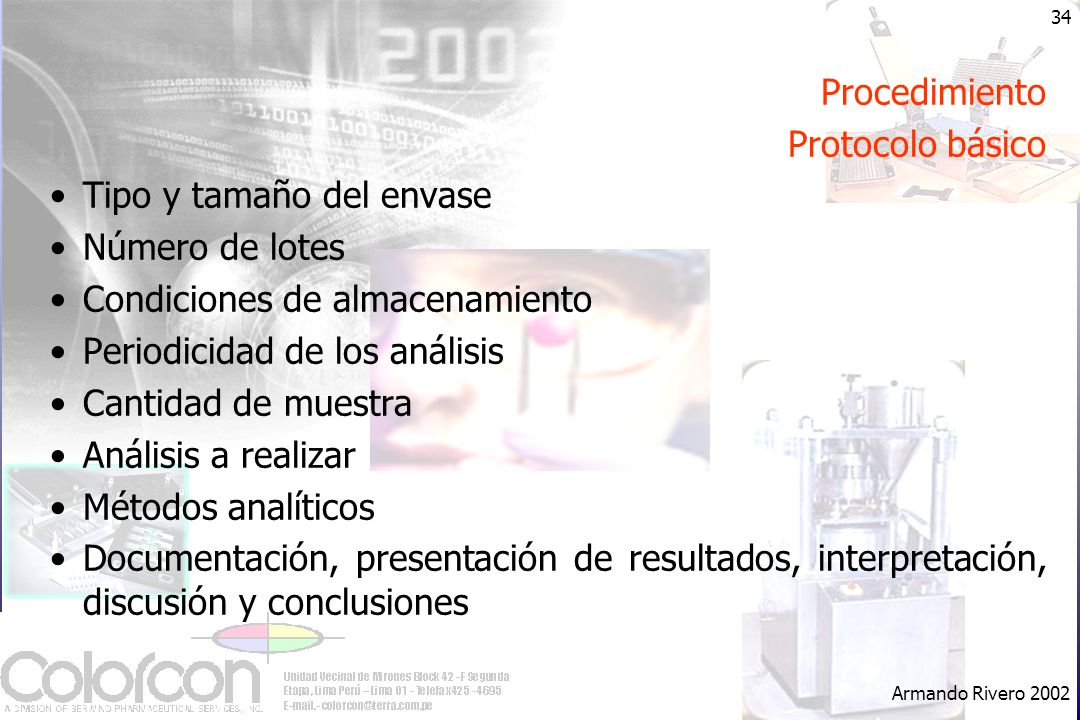 Tipo y tamaño del envase Número de lotes Condiciones de almacenamiento