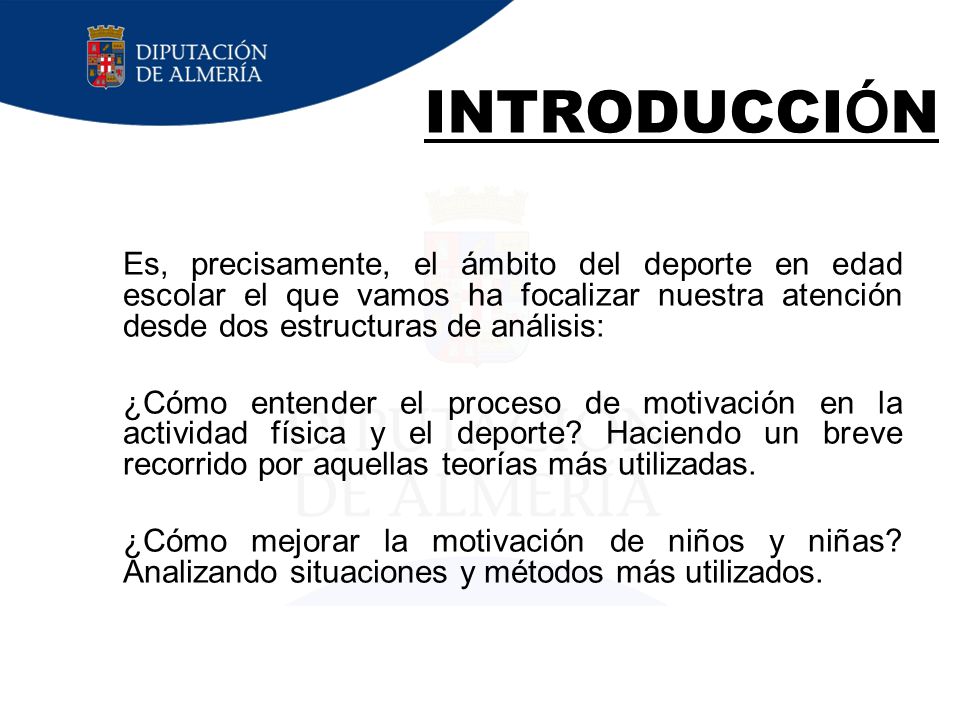 INTRODUCCIÓN Es, precisamente, el ámbito del deporte en edad escolar el que vamos ha focalizar nuestra atención desde dos estructuras de análisis: