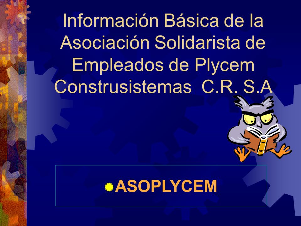 Información Básica de la Asociación Solidarista de Empleados de Plycem Construsistemas C.R. S.A