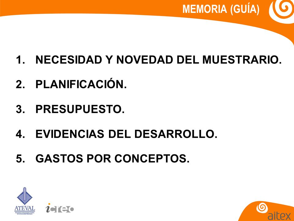 MEMORIA (GUÍA) NECESIDAD Y NOVEDAD DEL MUESTRARIO. PLANIFICACIÓN. PRESUPUESTO. EVIDENCIAS DEL DESARROLLO.