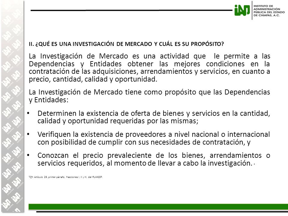 II. ¿QUÉ ES UNA INVESTIGACIÓN DE MERCADO Y CUÁL ES SU PROPÓSITO