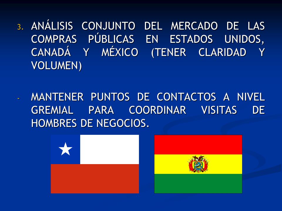 ANÁLISIS CONJUNTO DEL MERCADO DE LAS COMPRAS PÚBLICAS EN ESTADOS UNIDOS, CANADÁ Y MÉXICO (TENER CLARIDAD Y VOLUMEN)