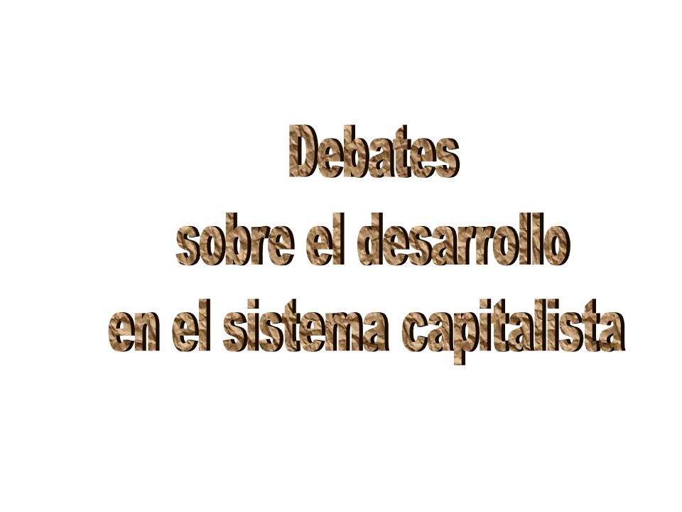 en el sistema capitalista