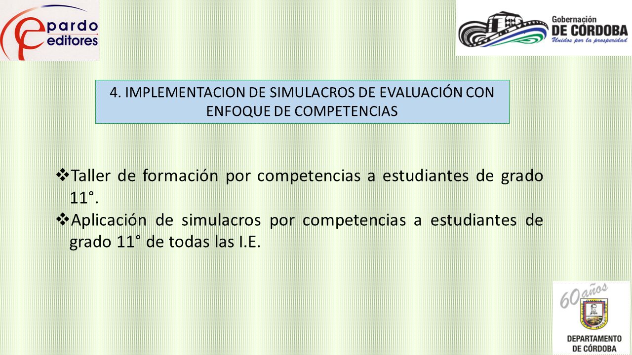 Taller de formación por competencias a estudiantes de grado 11°.