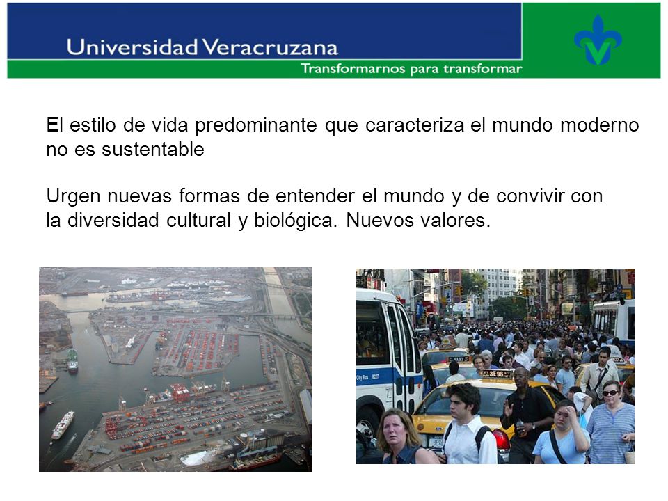 El estilo de vida predominante que caracteriza el mundo moderno no es sustentable