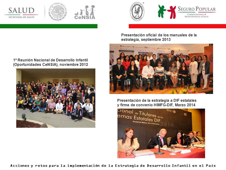 Presentación oficial de los manuales de la estrategia, septiembre 2013