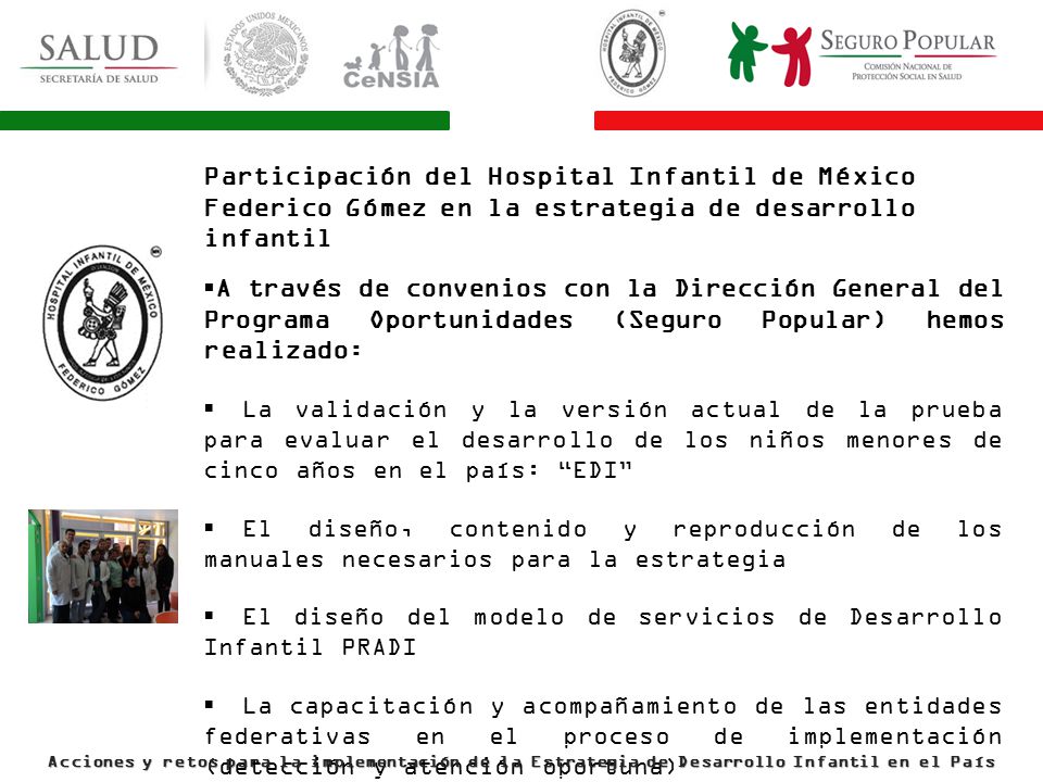 A través de convenios con la Dirección General del Programa Oportunidades (Seguro Popular) hemos realizado: