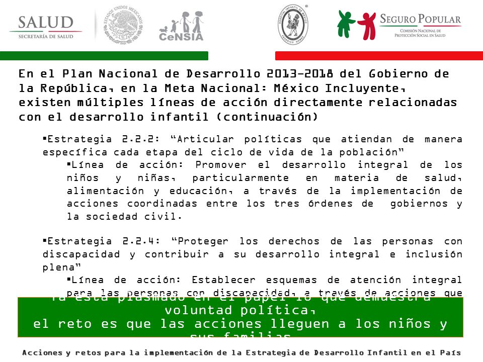 Ya está plasmado en el papel lo que demuestra voluntad política,