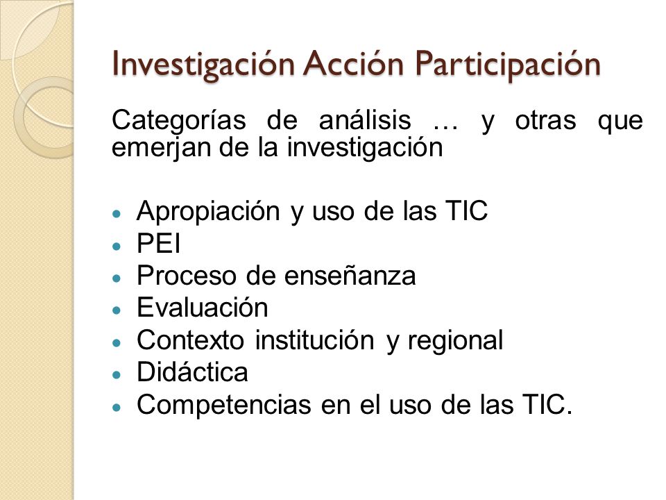 Investigación Acción Participación