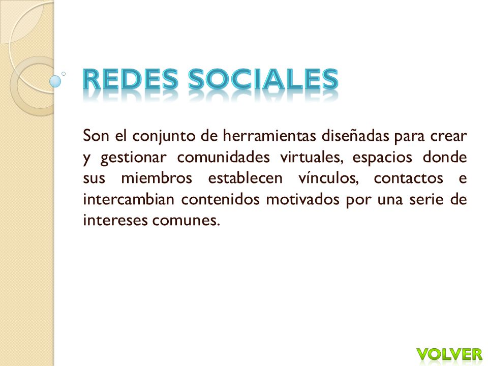 REDES SOCIALES