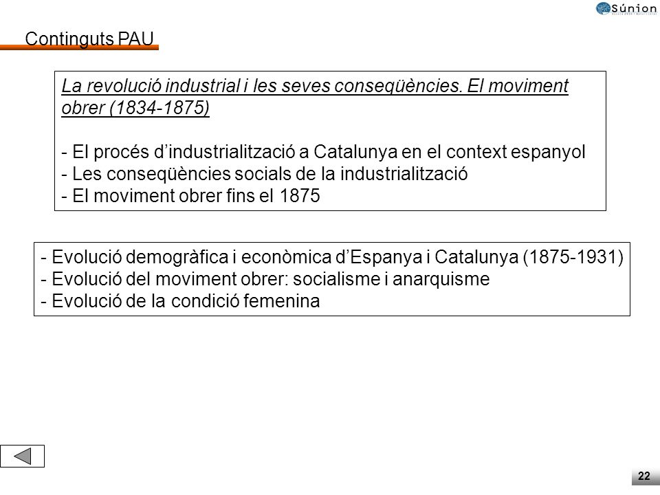 - El procés d’industrialització a Catalunya en el context espanyol