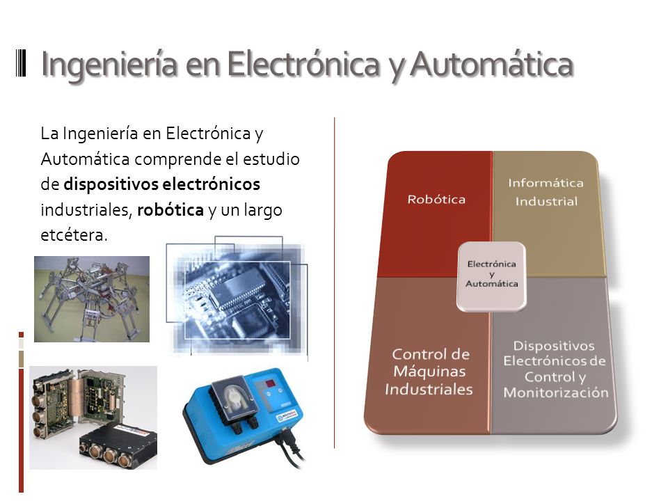 Ingeniería en Electrónica y Automática