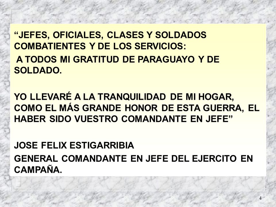 JEFES, OFICIALES, CLASES Y SOLDADOS COMBATIENTES Y DE LOS SERVICIOS: