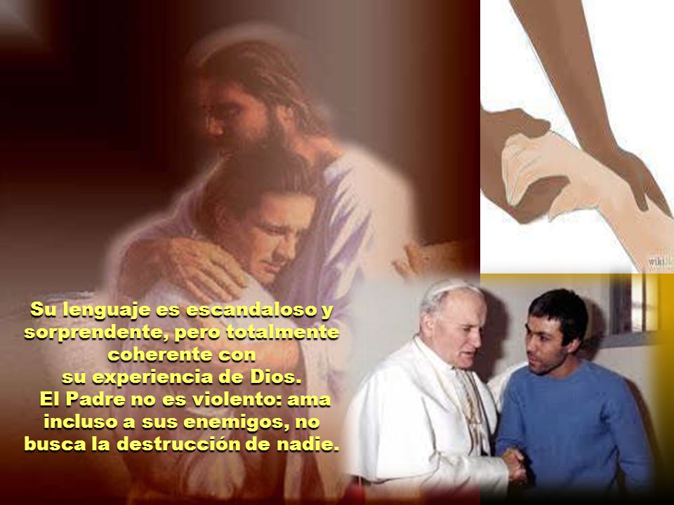 Su lenguaje es escandaloso y sorprendente, pero totalmente coherente con