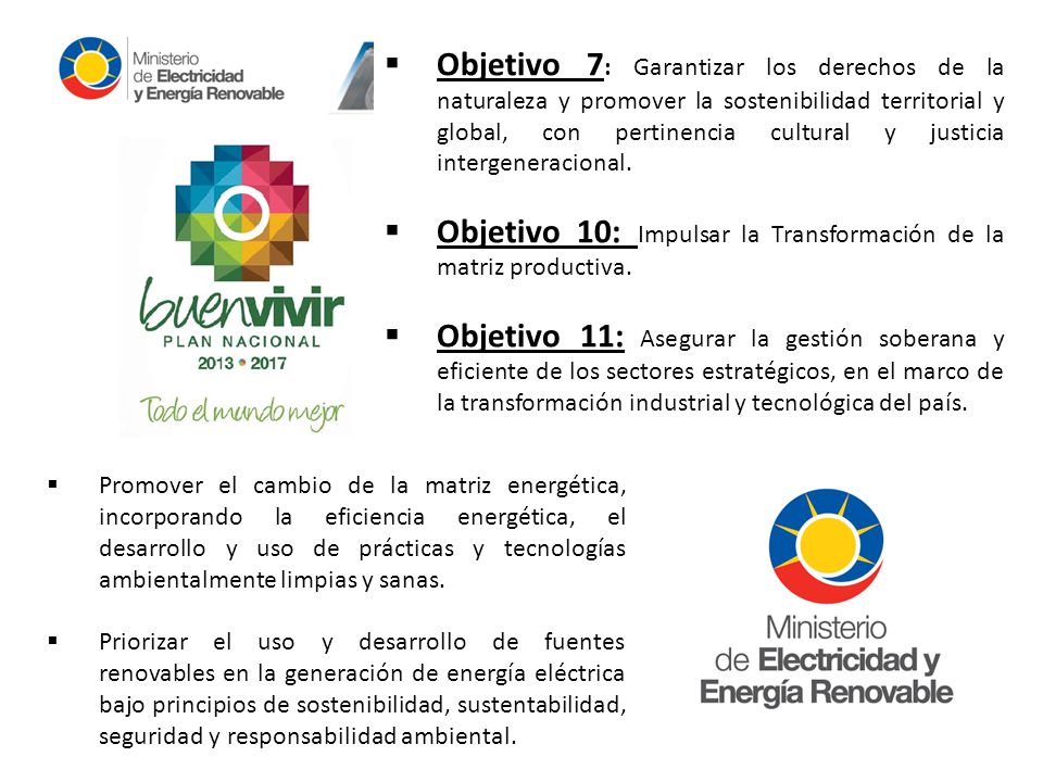 Objetivo 10: Impulsar la Transformación de la matriz productiva.