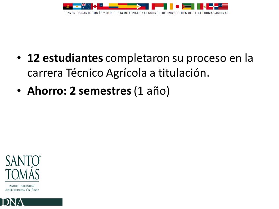 12 estudiantes completaron su proceso en la carrera Técnico Agrícola a titulación.