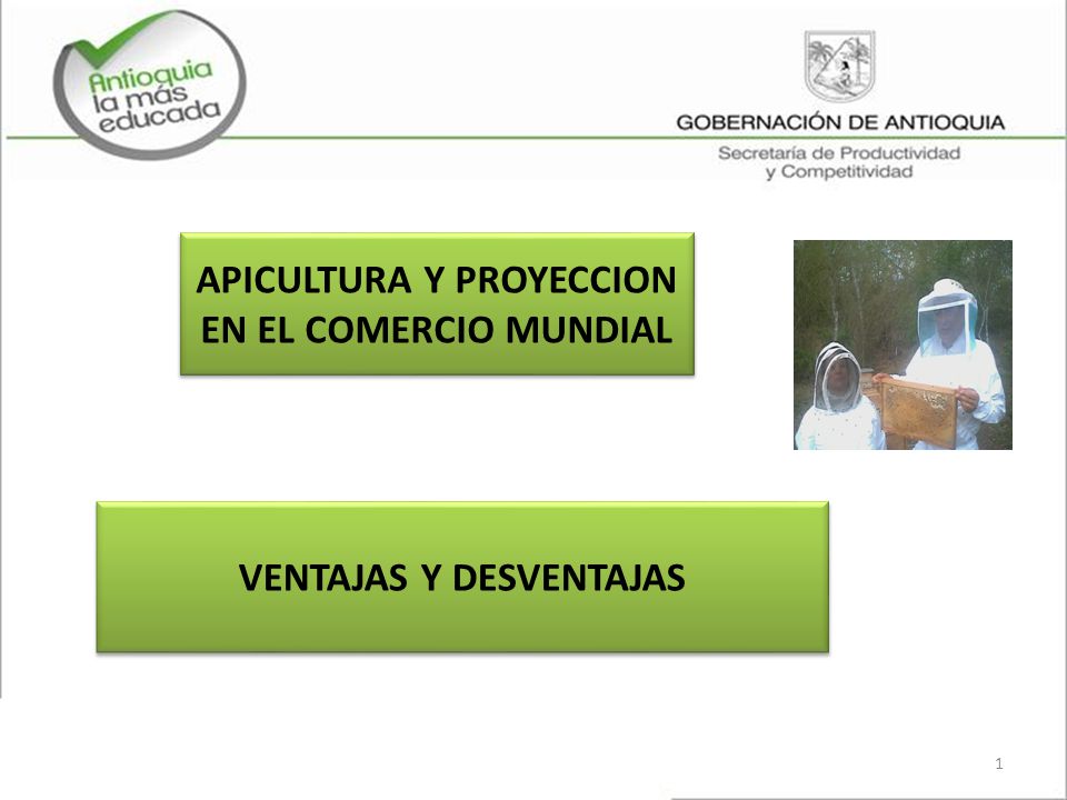 APICULTURA Y PROYECCION EN EL COMERCIO MUNDIAL VENTAJAS Y DESVENTAJAS