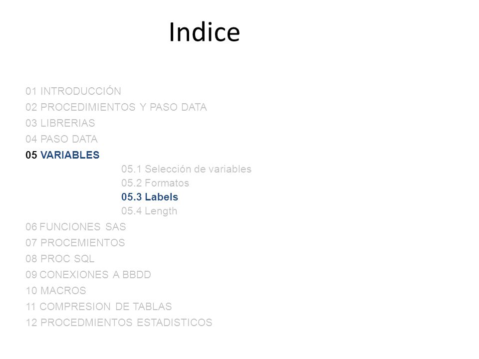 Indice 01 INTRODUCCIÓN 02 PROCEDIMIENTOS Y PASO DATA 03 LIBRERIAS
