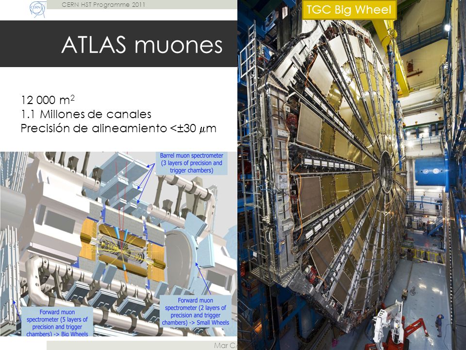 ATLAS muones TGC Big Wheel m2 1.1 Millones de canales