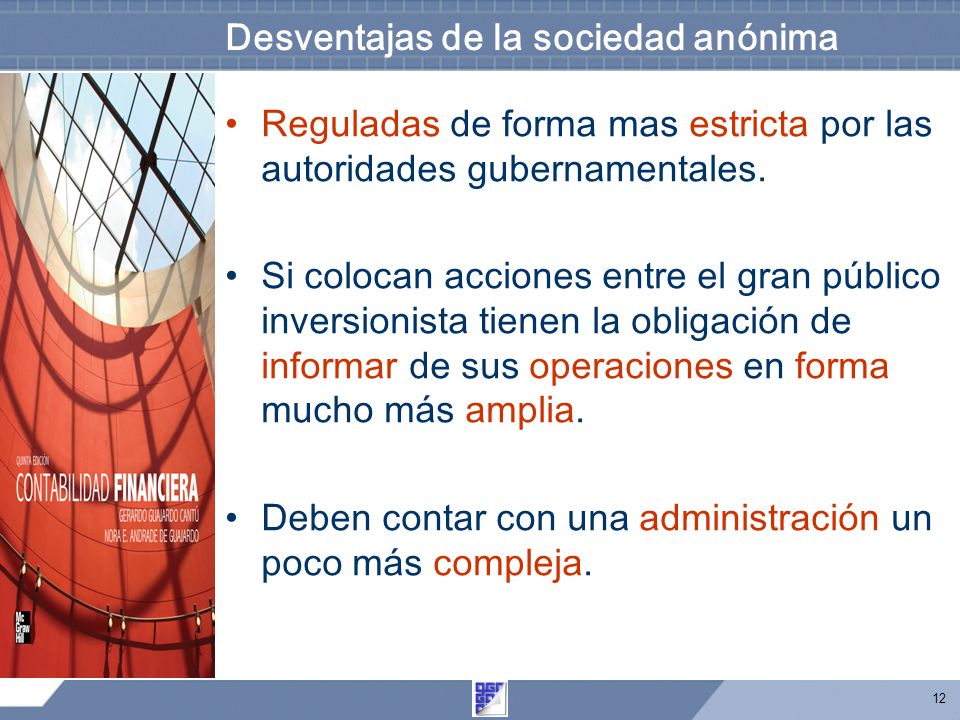 Desventajas de la sociedad anónima