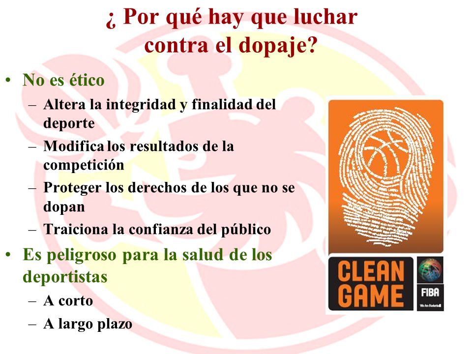 ¿ Por qué hay que luchar contra el dopaje