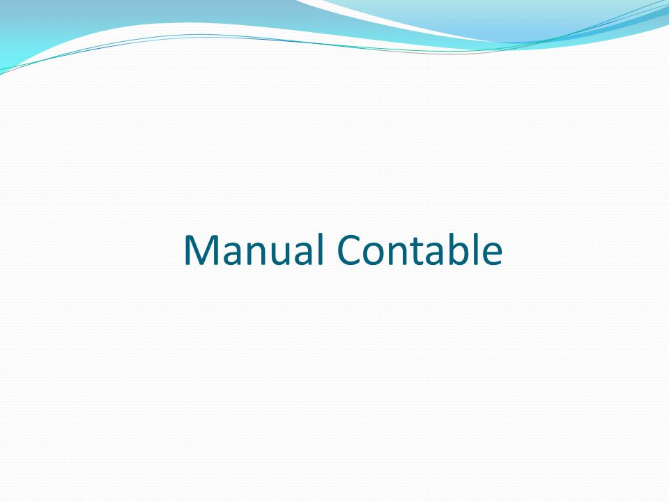 Manual Contable