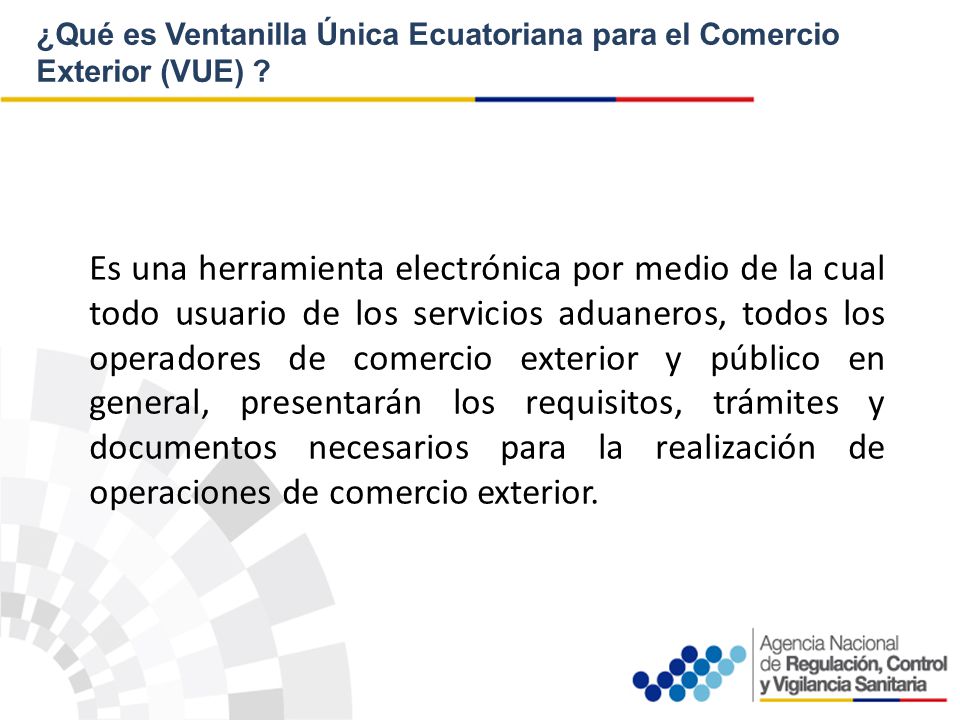 ¿Qué es Ventanilla Única Ecuatoriana para el Comercio Exterior (VUE)