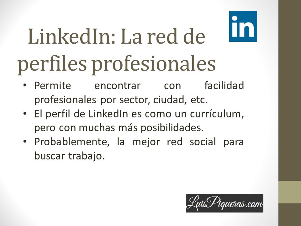 LinkedIn: La red de perfiles profesionales