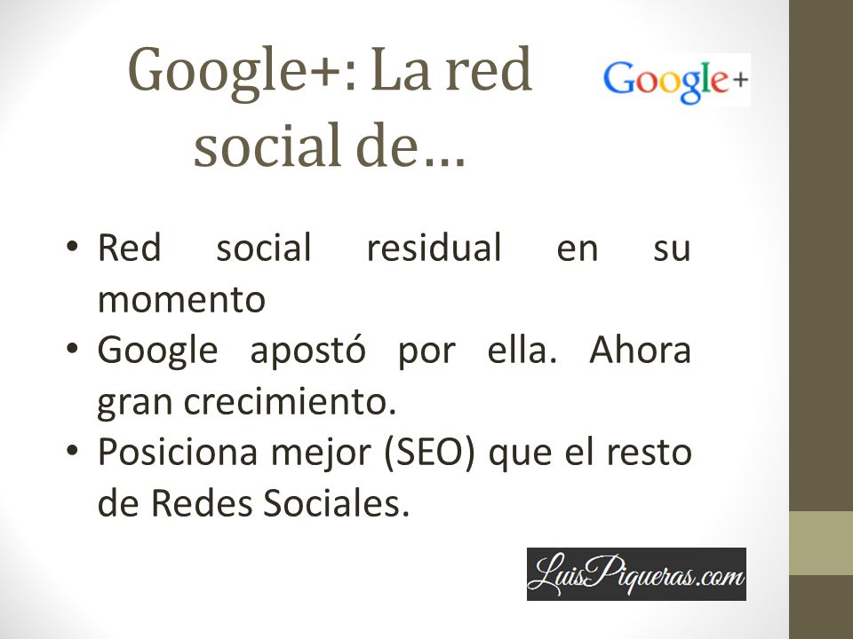 Google+: La red social de…