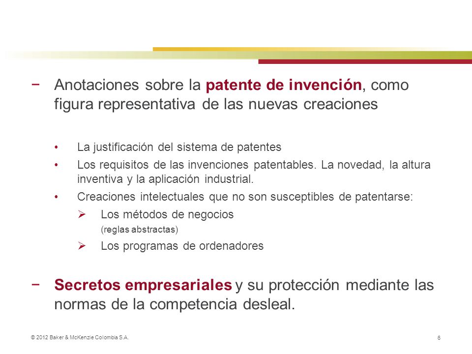Anotaciones sobre la patente de invención, como figura representativa de las nuevas creaciones