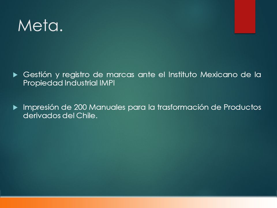Meta. Gestión y registro de marcas ante el Instituto Mexicano de la Propiedad Industrial IMPI.
