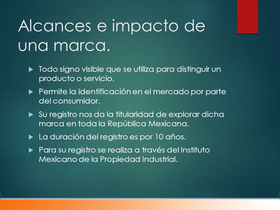 Alcances e impacto de una marca.
