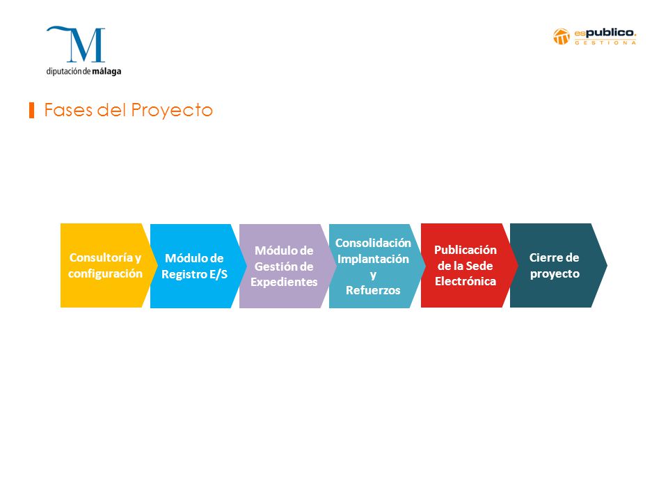Fases del Proyecto Consultoría y configuración Módulo de Registro E/S