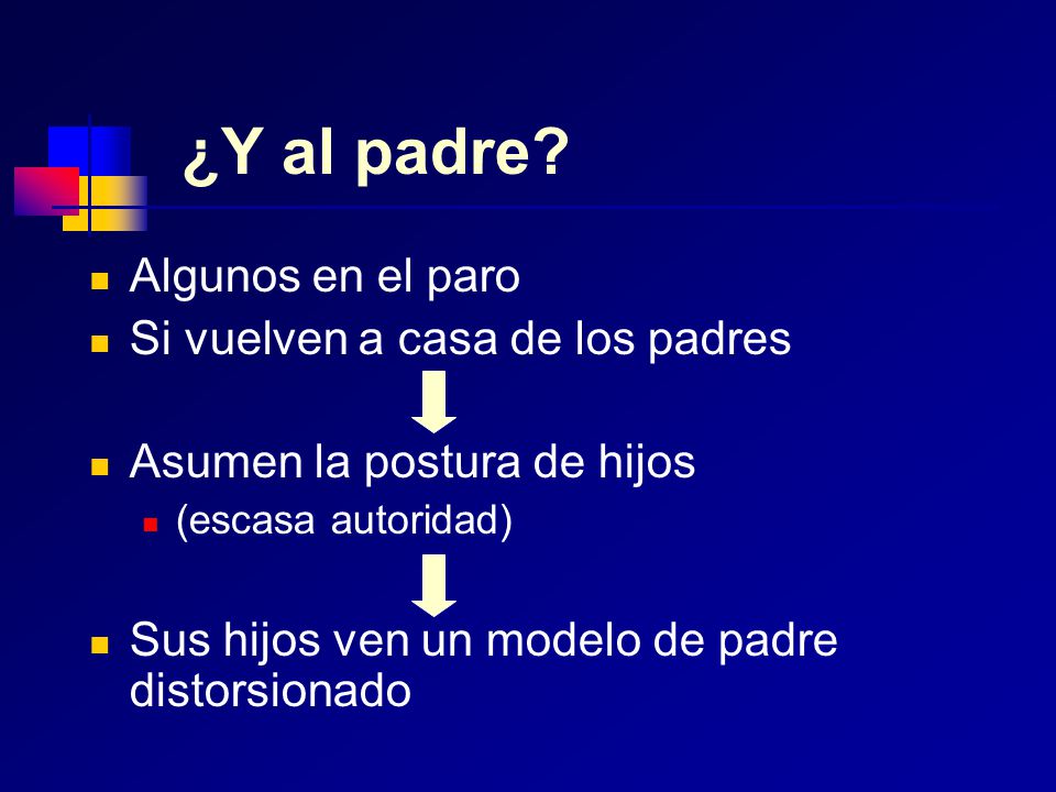 ¿Y al padre Algunos en el paro Si vuelven a casa de los padres