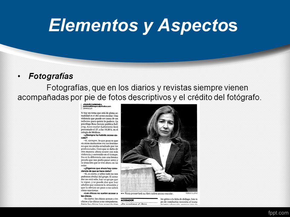 Elementos y Aspectos Fotografías
