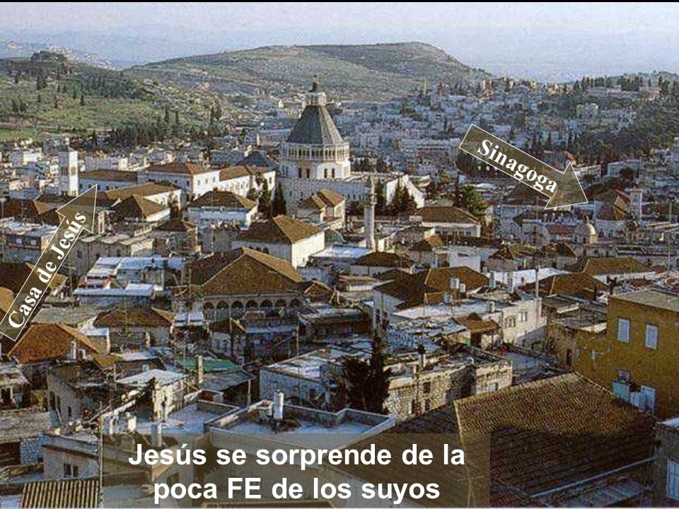 Jesús se sorprende de la poca FE de los suyos