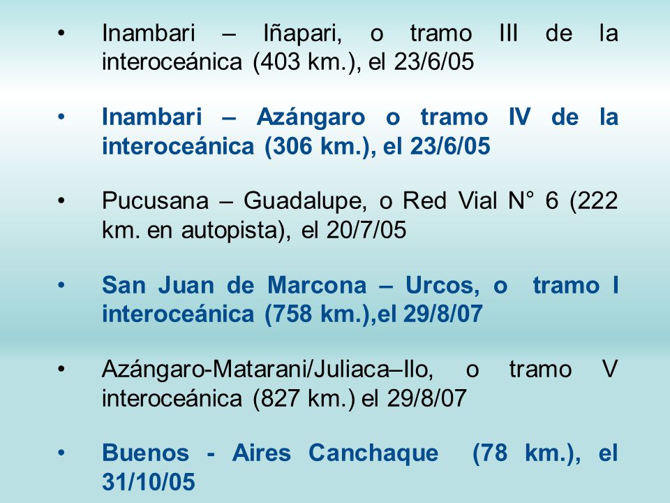 Inambari – Iñapari, o tramo III de la interoceánica (403 km