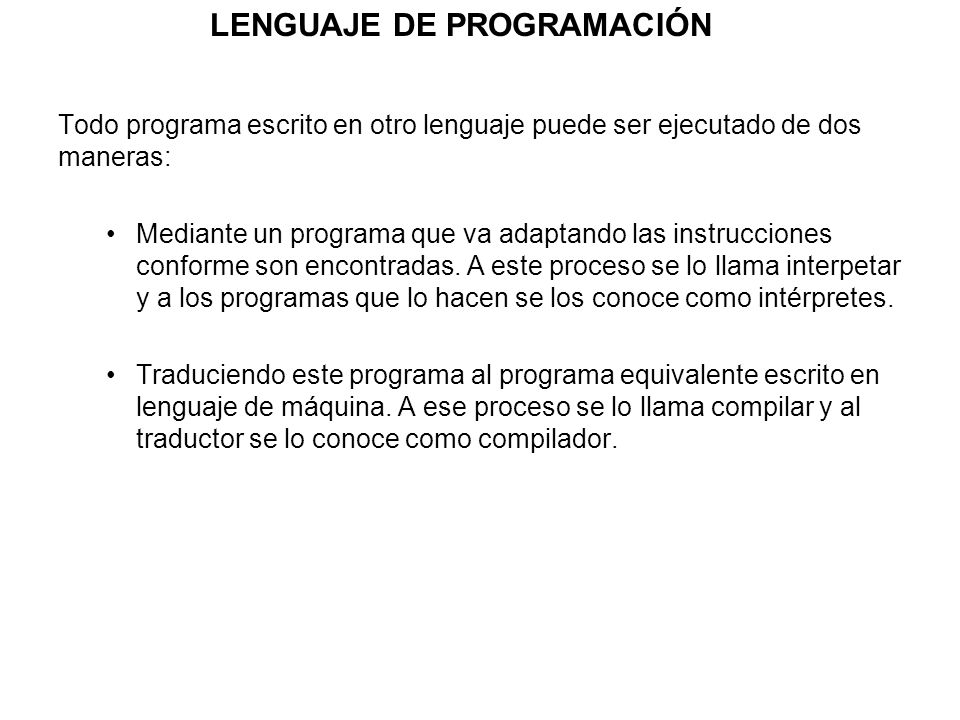 LENGUAJE DE PROGRAMACIÓN