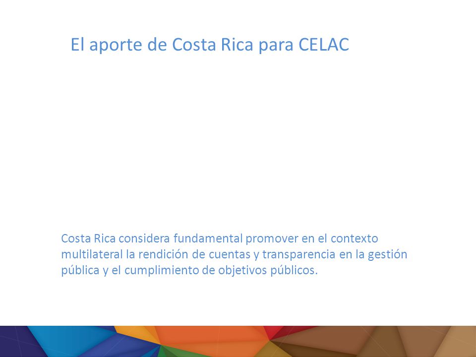 El aporte de Costa Rica para CELAC
