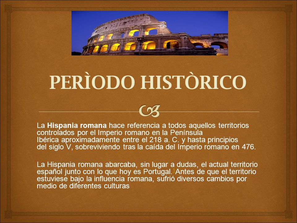 PERÌODO HISTÒRICO