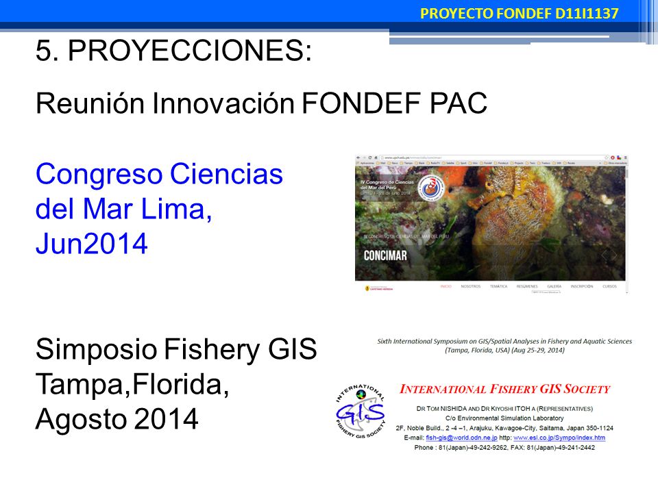 Reunión Innovación FONDEF PAC Congreso Ciencias del Mar Lima, Jun2014