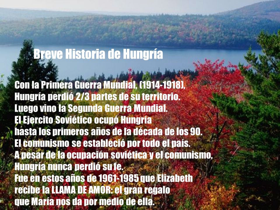Breve Historia de Hungría Con la Primera Guerra Mundial, ( ), Hungría perdió 2/3 partes de su territorio.