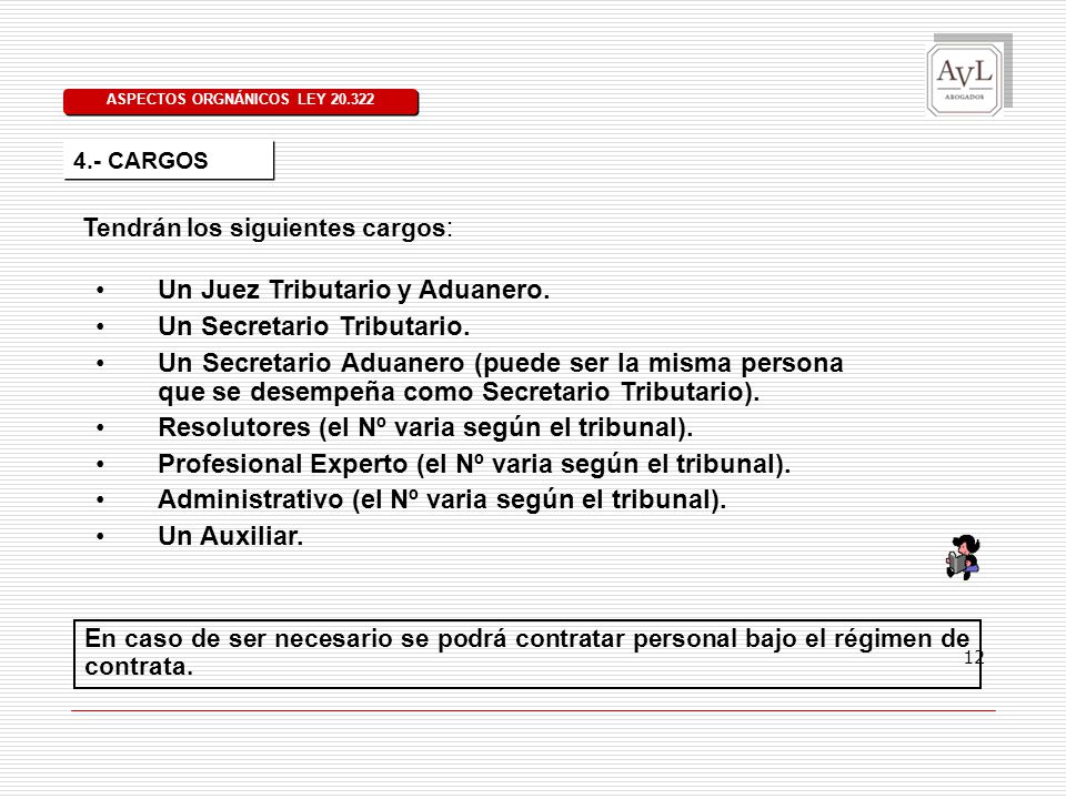 ASPECTOS ORGNÁNICOS LEY